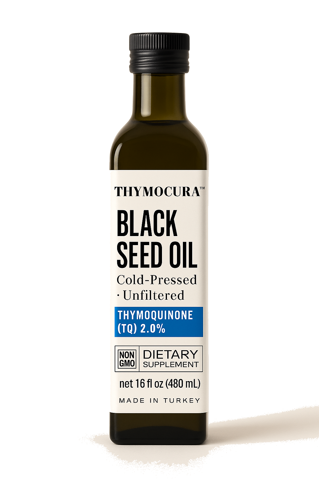 ThymoCura Premium Cold-Pressed Black Seed Oil